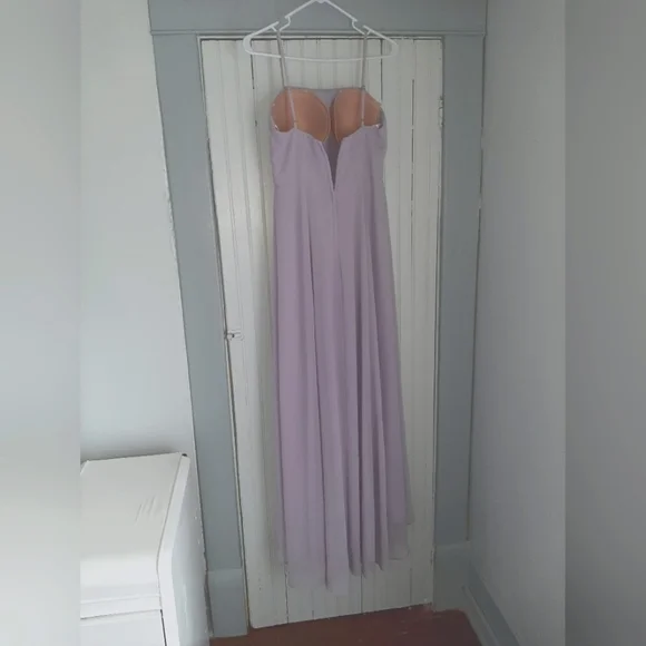 Size 4 Iris purple bridesmaid dress - Picture 3 of 5